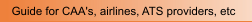 Guide for CAA's, airlines, ATS providers, etc